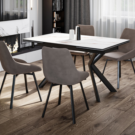 Стол RIO 140 (RIO 140 ROSE GOLD CER) RIO 140